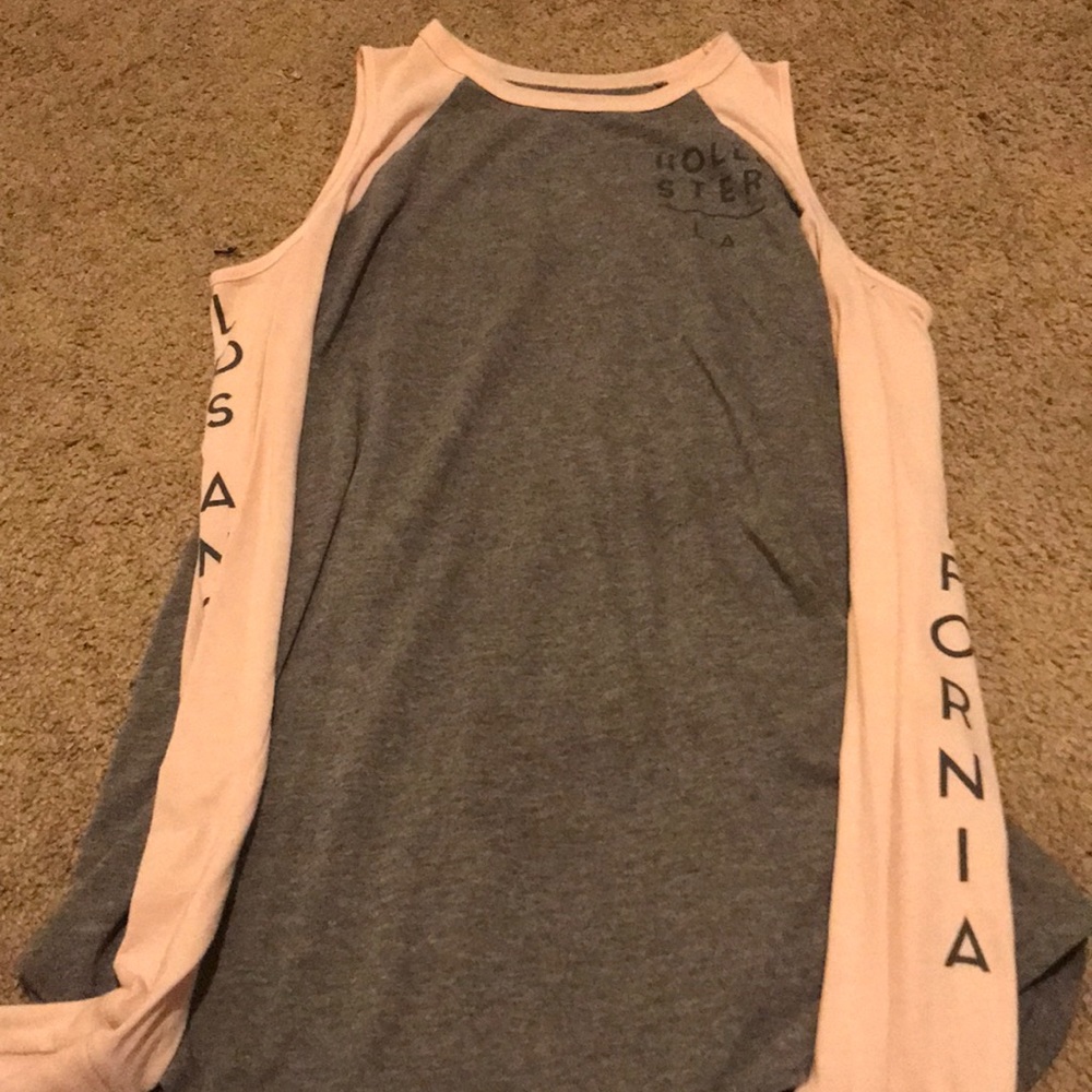 Hollister long sleeve (w shoulder holes)